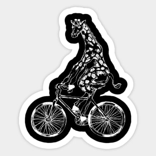 SEEMBO Giraffe Cycling Bicycle Bicycling Biking Riding Bike Sticker